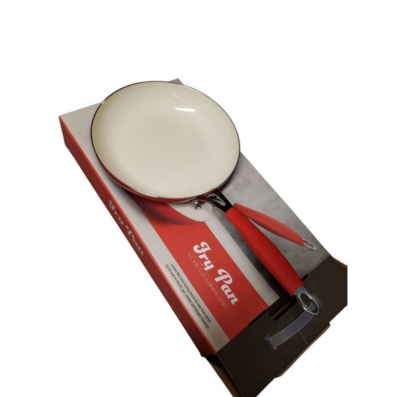 New In Box Parini Cookware 9.5" Fry Pan - Red - Picture 4 of 4
